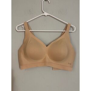 Falorda Open Chic Seamless Comfort Bra Beige XL Full Coverage Wireless Support